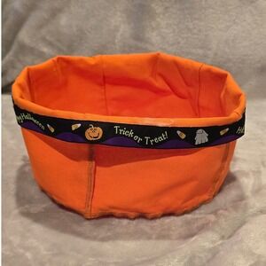 Longaberger Hostess Halloween Basket 2004 Trick‎ or Treat Decor 8.5"